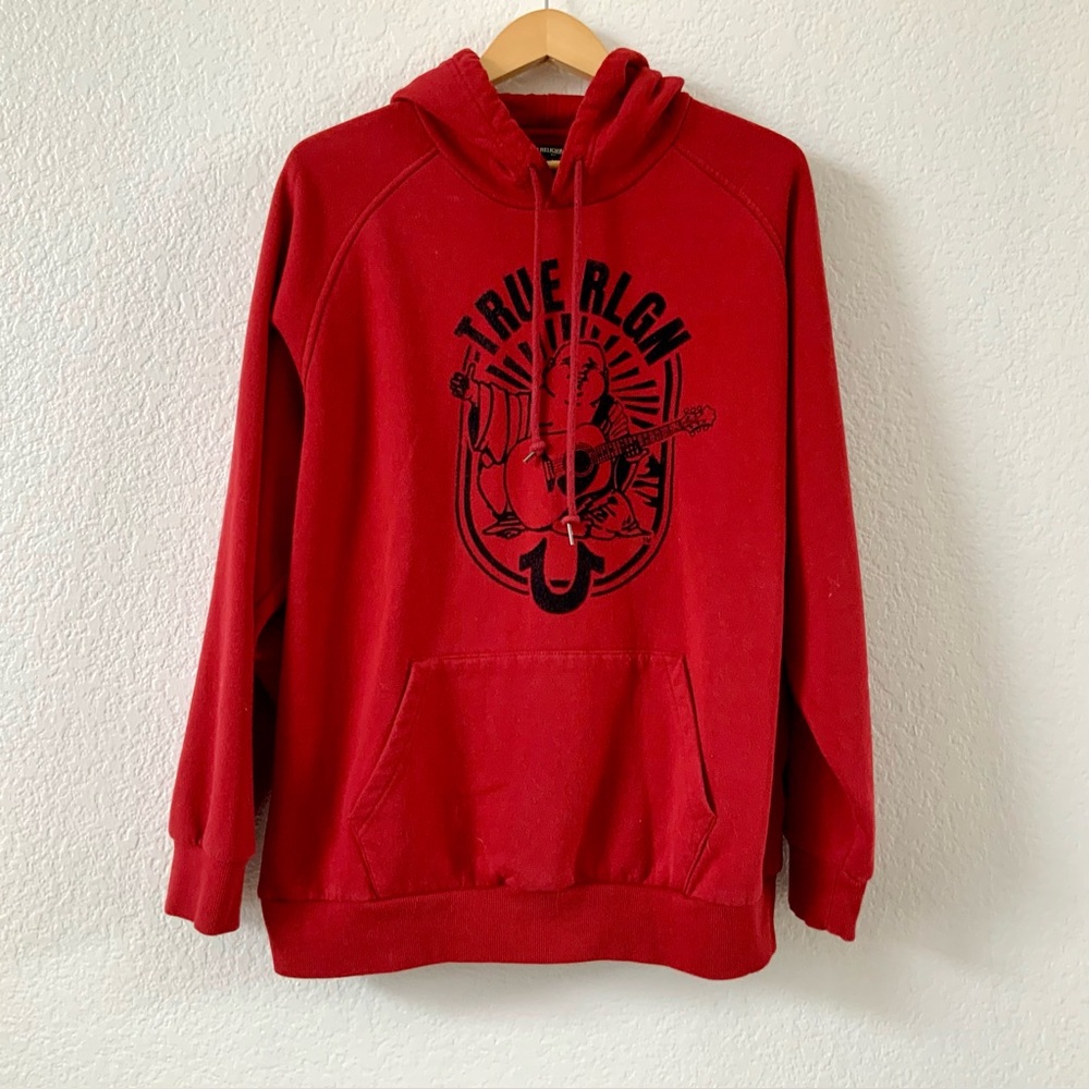 True Religion, Raglan Hoodie, Sz XXL